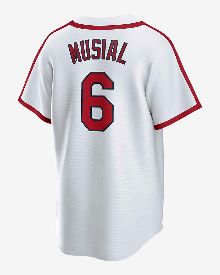 MLB St. Louis Cardinals Stan Musial Men s Cooperstown Baseball Jersey